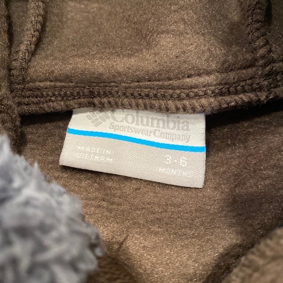 Infant Columbia Fleece Body Suit w/ Hood - Picture 3 of 7